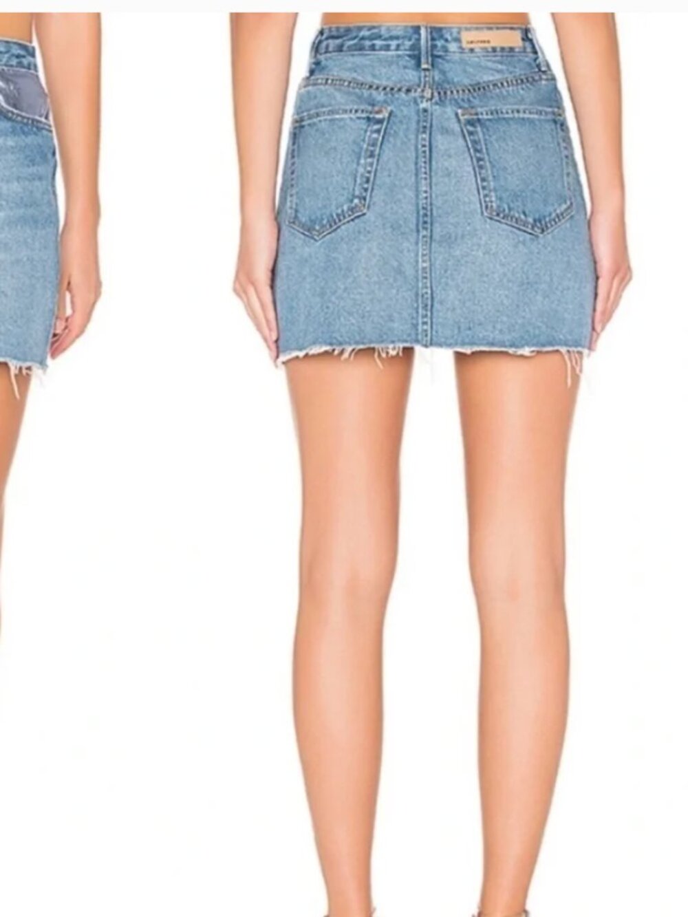 NWT GRLFRND DENIM SKIRT MILLA 24 - Picture 2 of 3